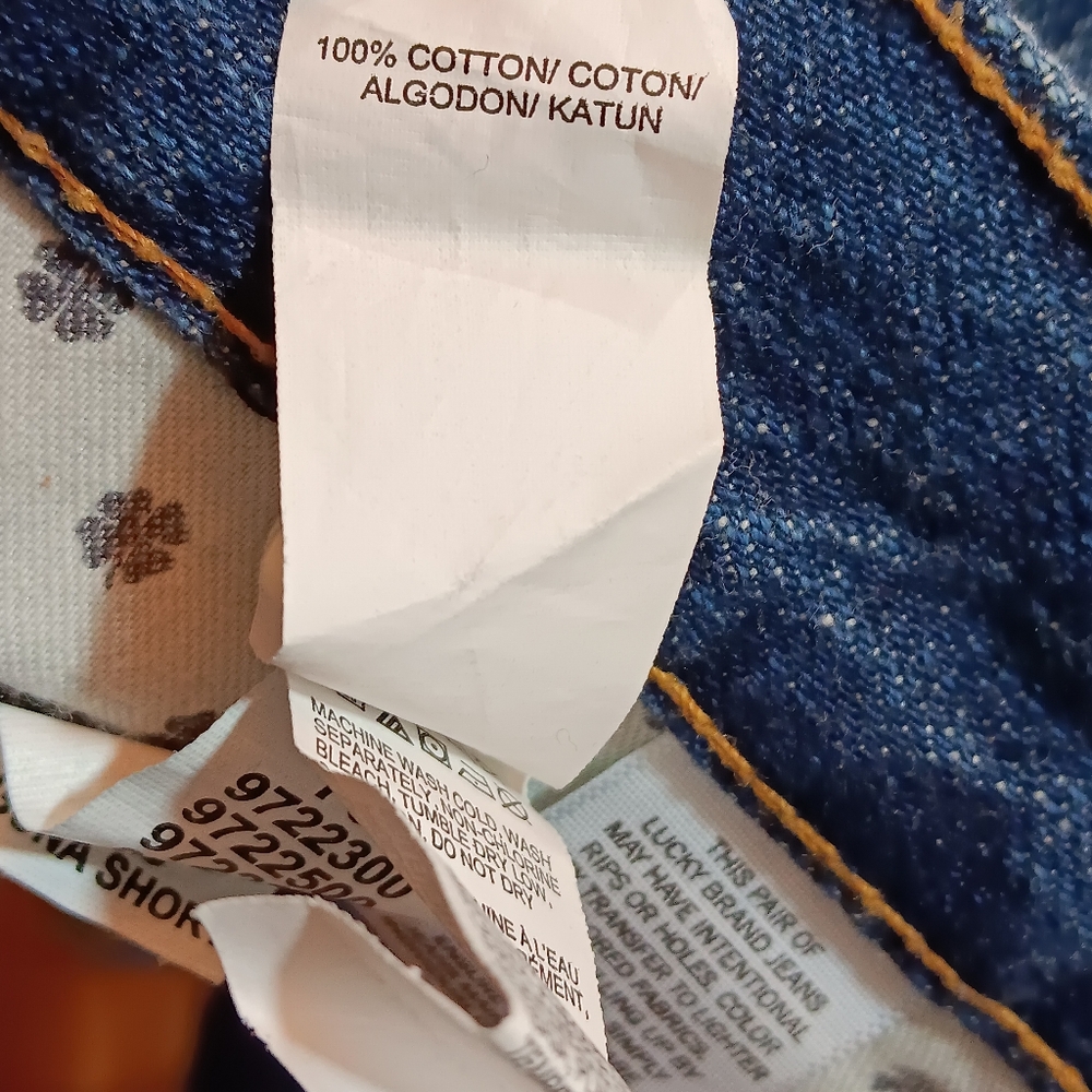 Lucky Brand Womens 10/30 Laguna Jean Shorts Blue Denim - Picture 8 of 8